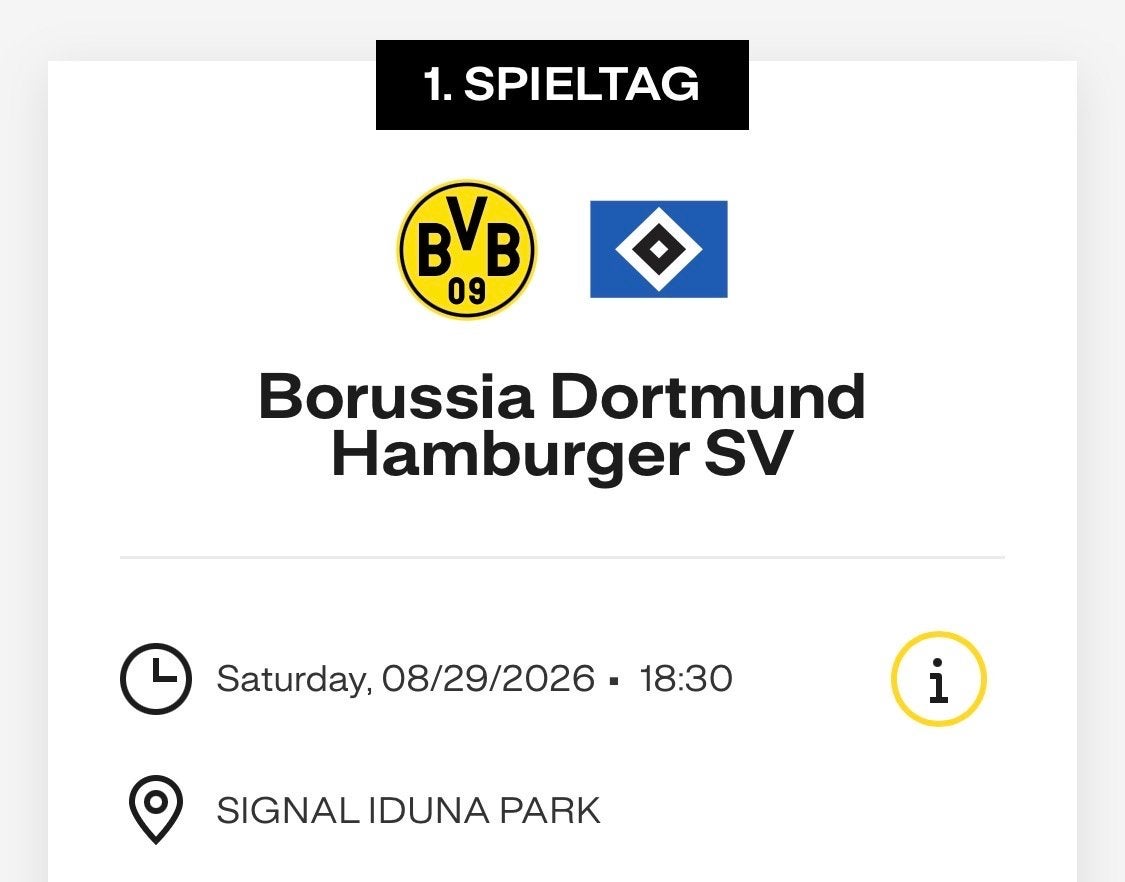 Tickets Dortmund - Hamburg, Twee personen