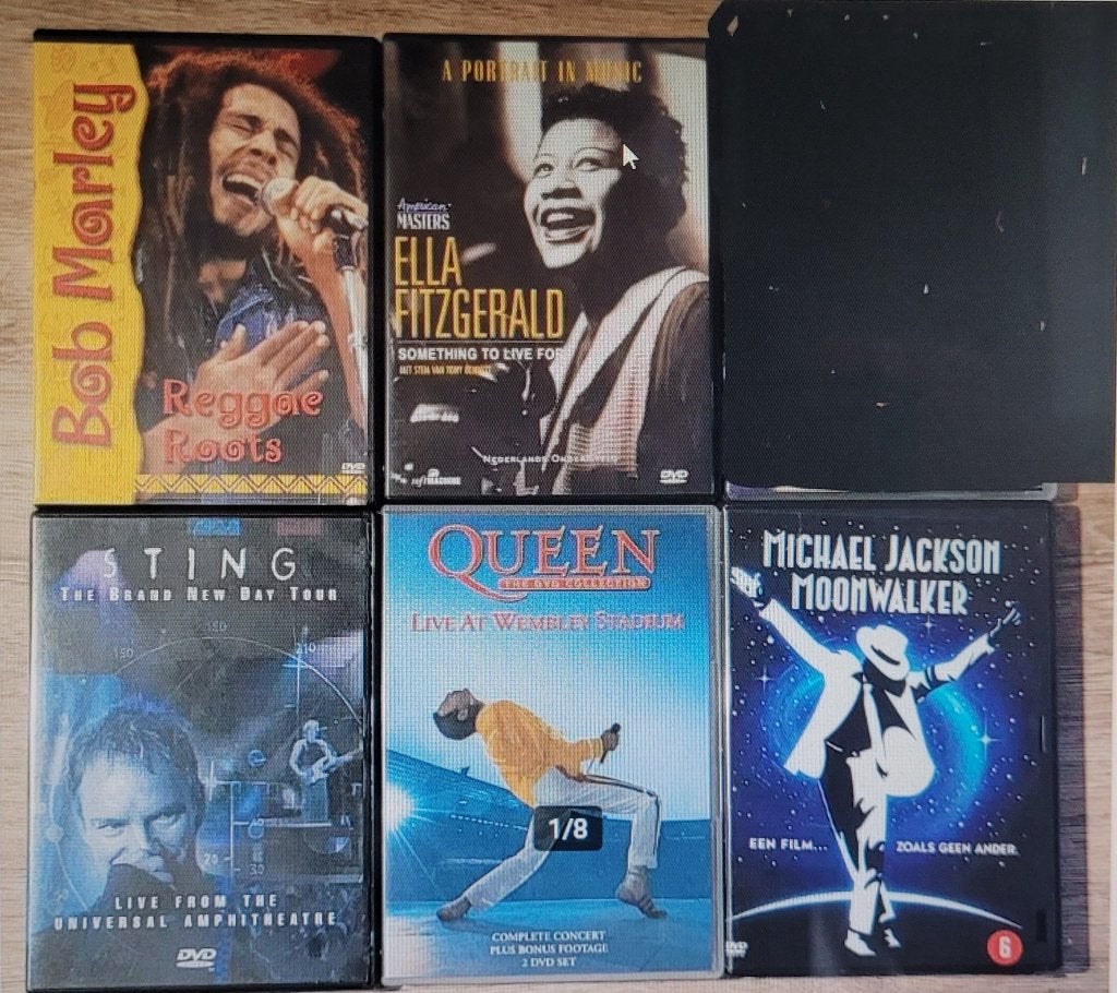 muziek DVD's, Sting, Micheal Jackson, Queen etc, Alle leeftijden, Ophalen of Verzenden, Zo goed als nieuw