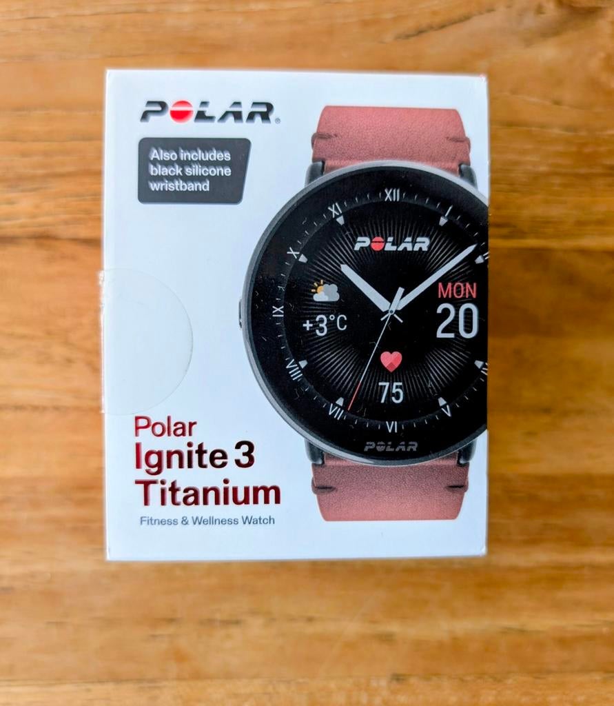 Polar Ignite 3 Titanium met garantie., Conditie, Zwart, Ophalen of Verzenden, Zo goed als nieuw