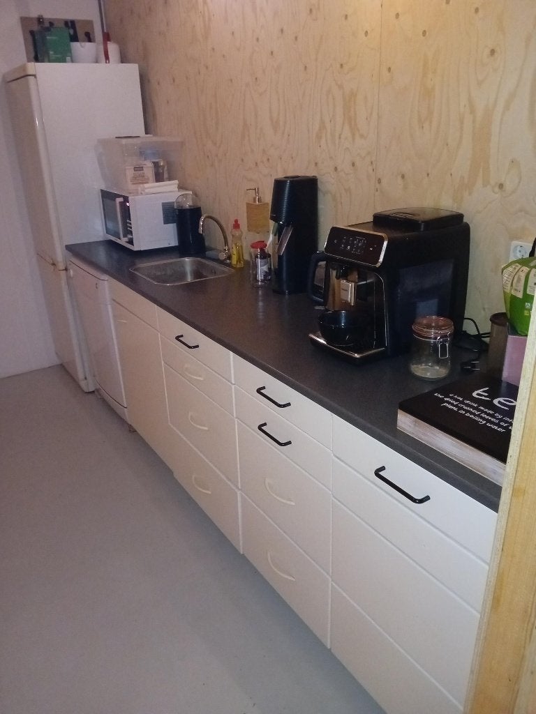 Keuken incl. vaatwasser en Bosch koelkast/vriezer, Ophalen, Gebruikt, Wit