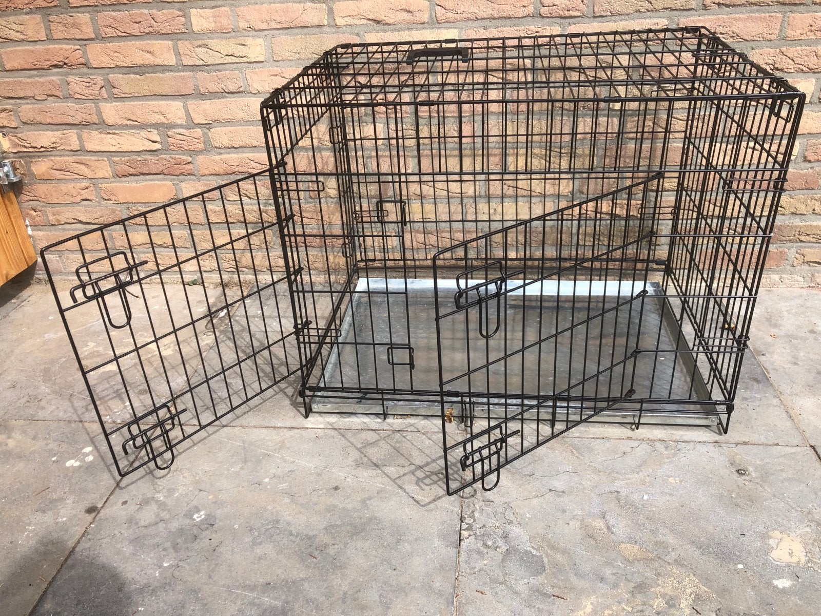 Hondenbench middenmaat, Dieren en Toebehoren, Hondenbenches, Ophalen, Gebruikt