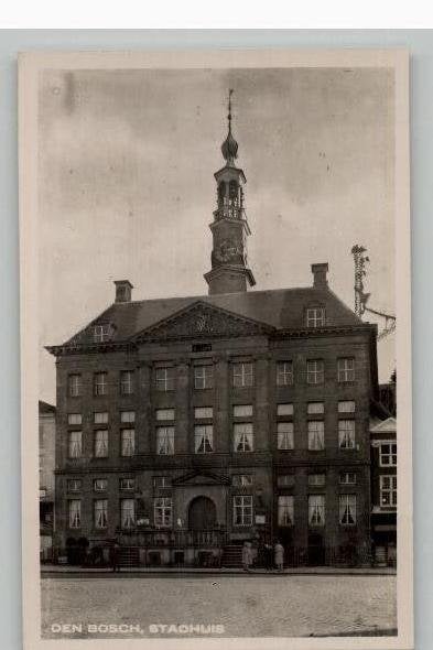 Den Bosch Stadhuis uitg DEHA, Ophalen of Verzenden, 1940 tot 1960, Ongelopen, Noord-Brabant