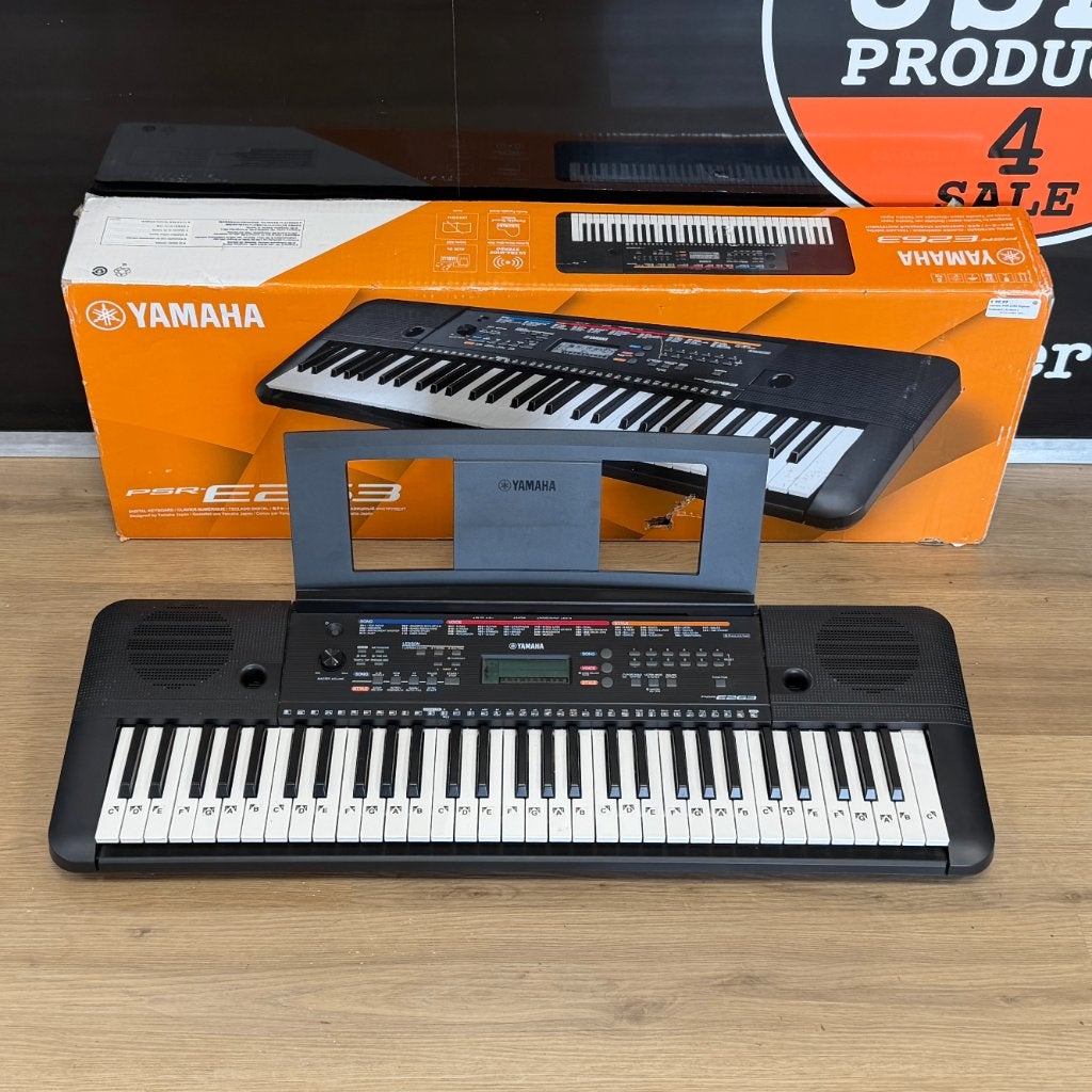 Yamaha PSR-E263 Digitaal Keyboard | In doos |, 61 toetsen, Dordrecht@usedproducts.nl, Toulonselaan 72, Yamaha