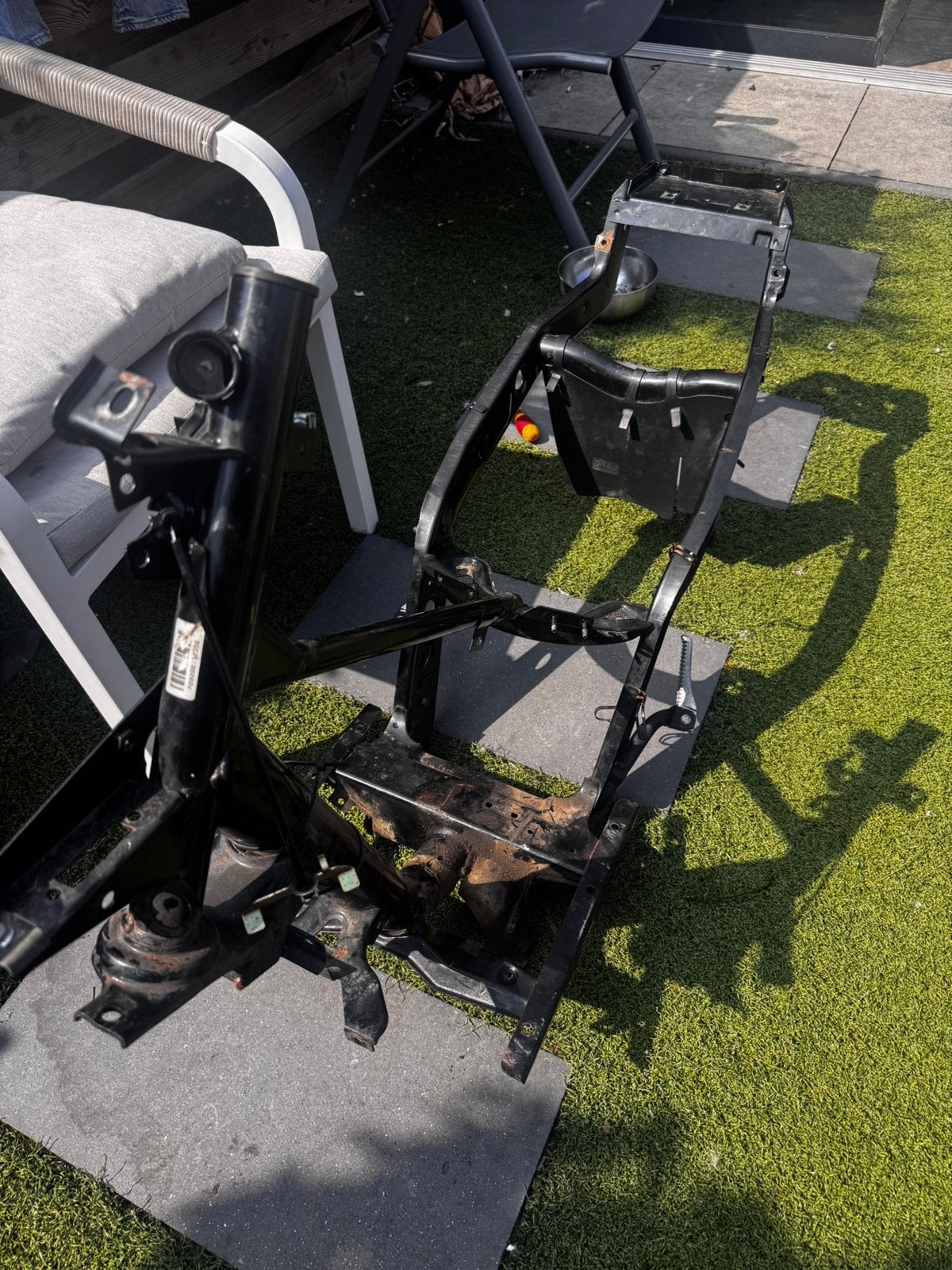 Gilera runner frame duits, Ophalen, Gebruikt, Frame, Piaggio