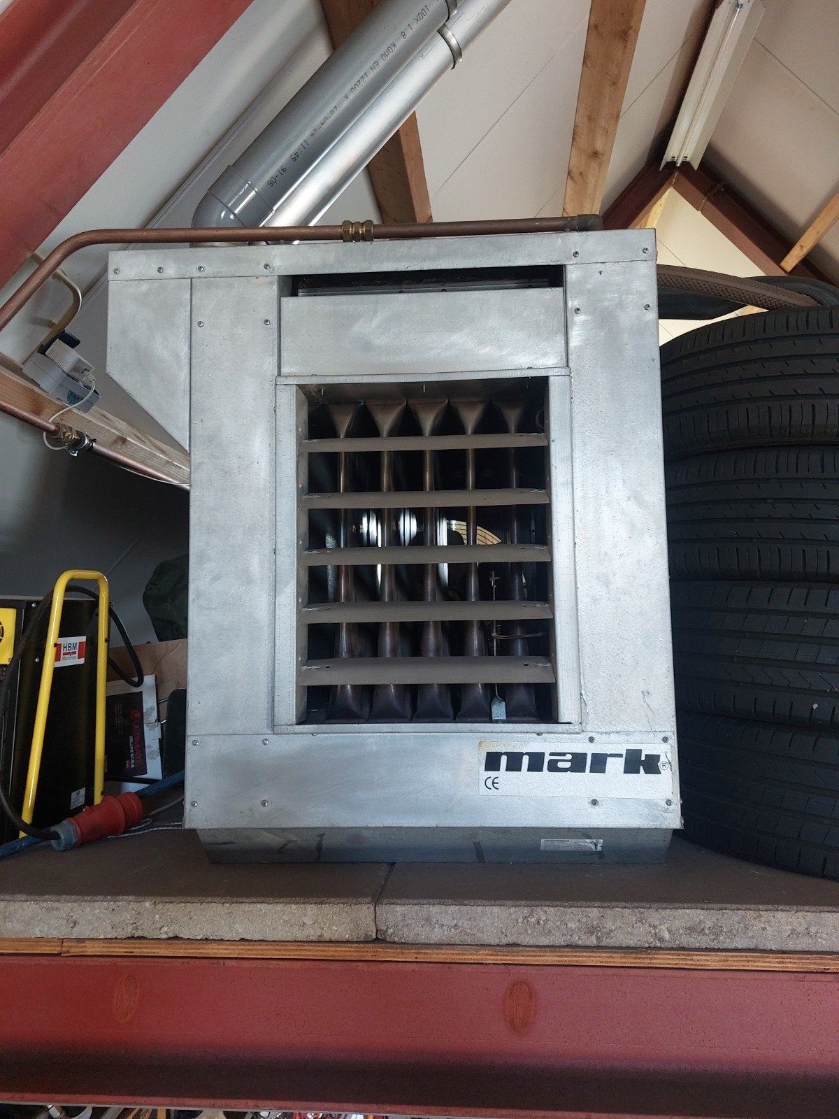 Mark GNSTP 24 EK Heater - 25.1 kW - Gebruikt, Ophalen, Gebruikt, Kachel, 60 tot 150 cm