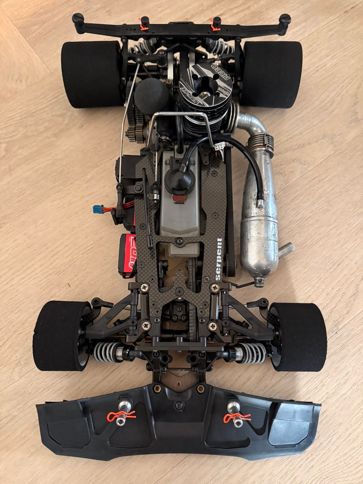 Serpent 977 evo 1/8 wedstrijd auto met snelle picco motor, Overige merken, Gebruikt, Auto, Groter dan 1:32