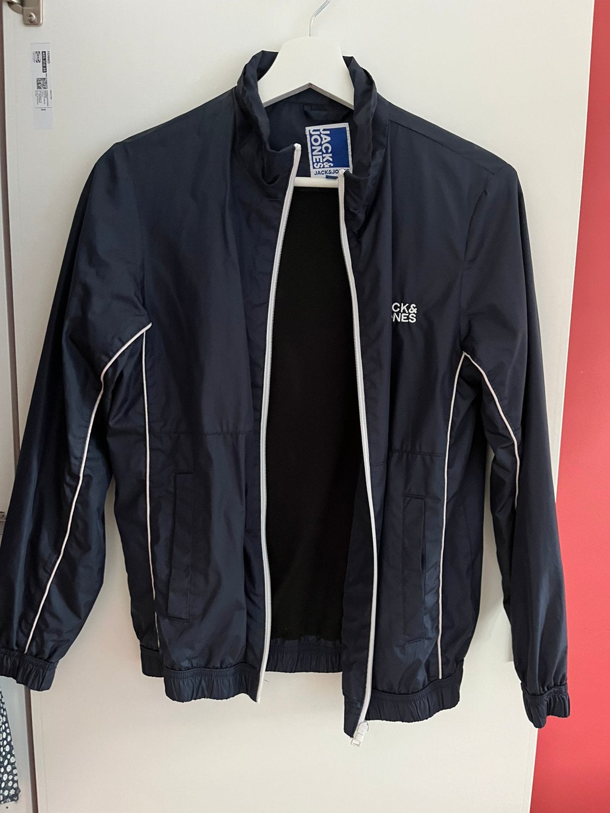 Jas Jack Jones dark blauw 152, Ophalen of Verzenden, Zo goed als nieuw, Overige maten, Blauw