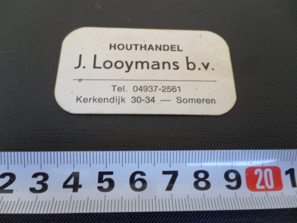 sticker Someren Houthandel J. LOOYMANS BV  KZ222, Verzamelen, Ophalen, Zo goed als nieuw