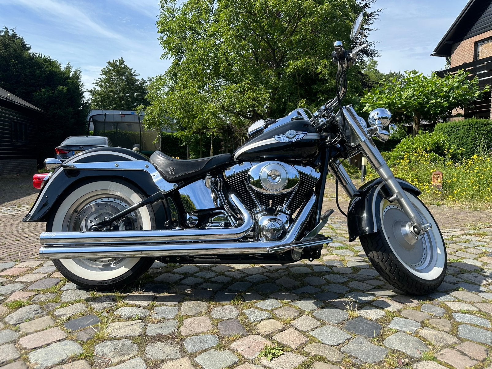 Fatboy aniversary 2003 twincam carburateur. FLSTF, Motoren, Particulier, Chopper