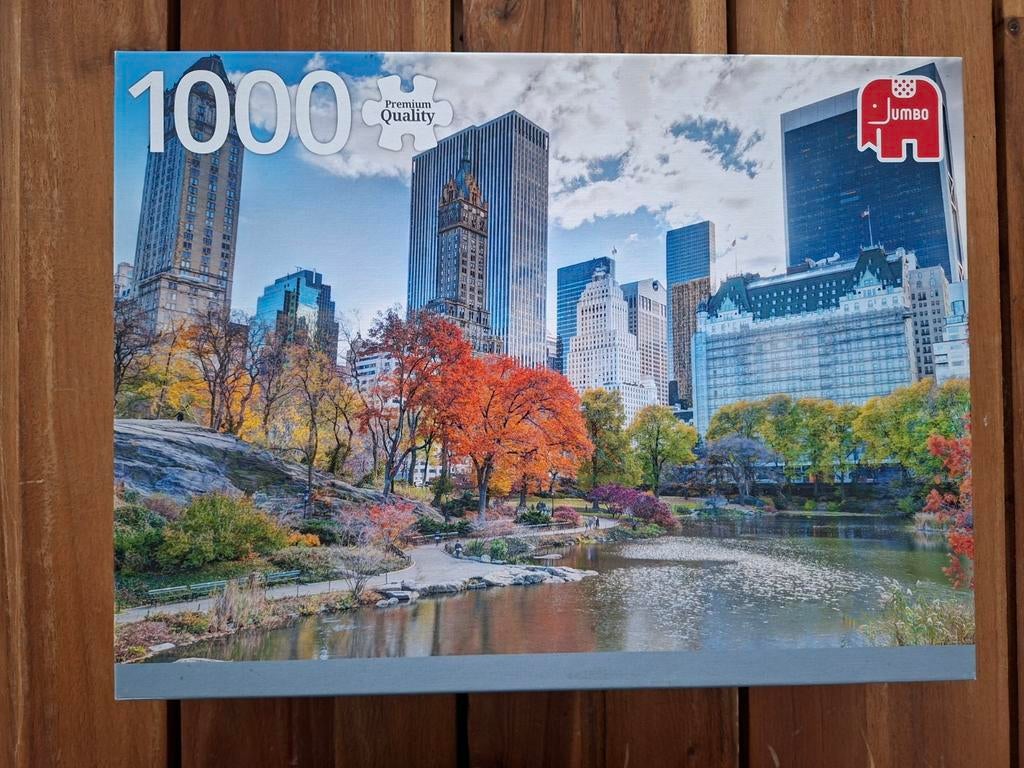 Jumbo Legpuzzel 1000 stukjes - New York City, Ophalen of Verzenden, 500 t/m 1500 stukjes, Zo goed als nieuw, Legpuzzel