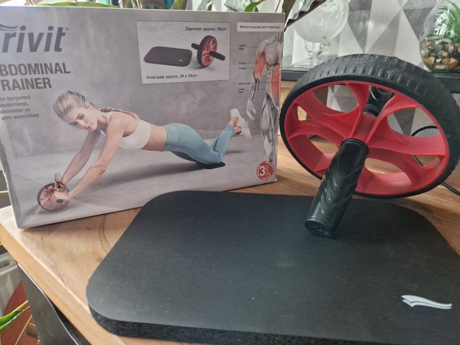 Crivit Abdominal Trainer - Perfect voor thuis, Sport en Fitness, Fitnessmaterialen, Ophalen of Verzenden, Zo goed als nieuw, Buik