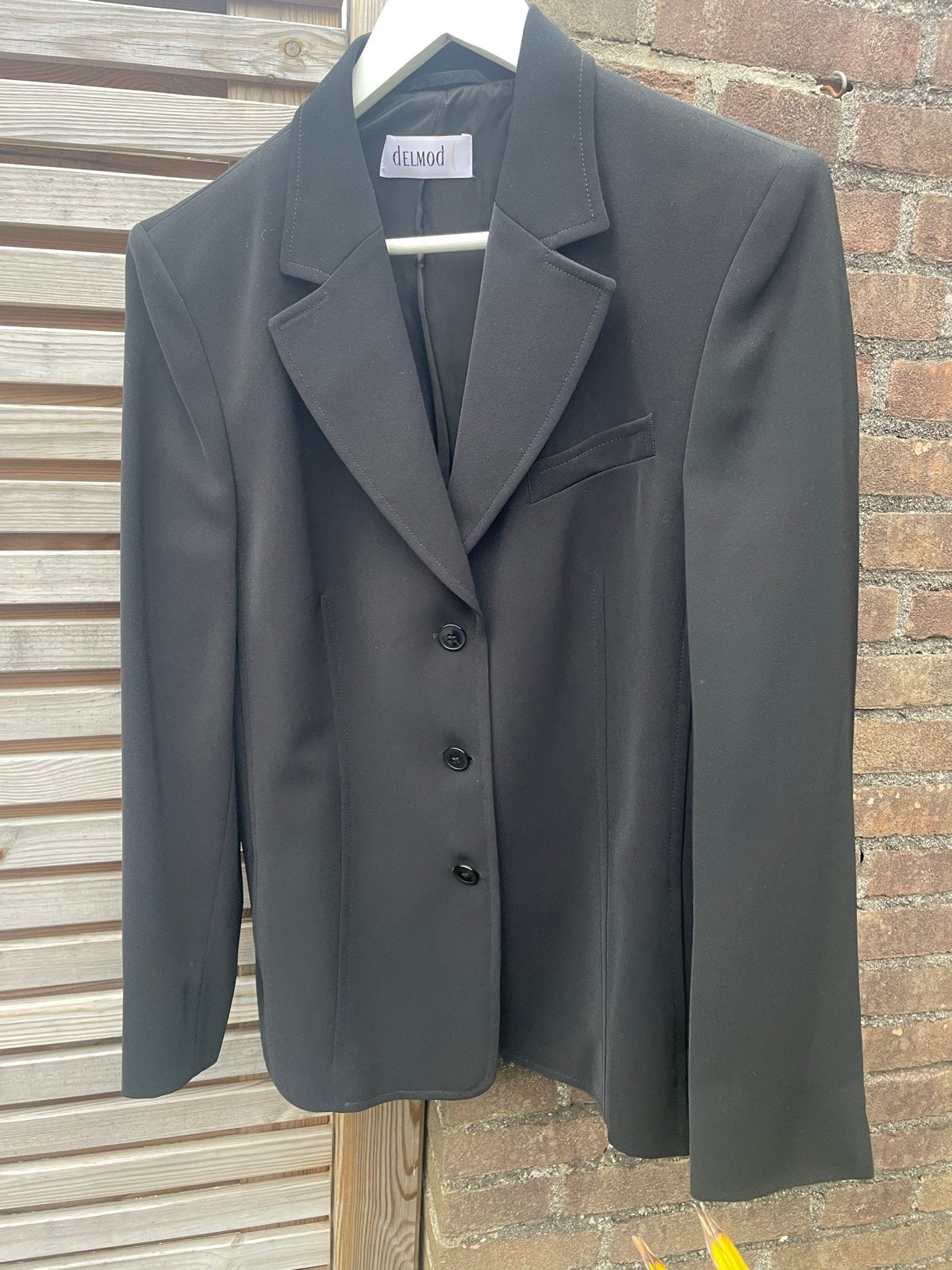 Zwart Delmod Jasje - Maat 40 (M), Maat 38/40 (M), Zwart, Nieuw, Ophalen of Verzenden