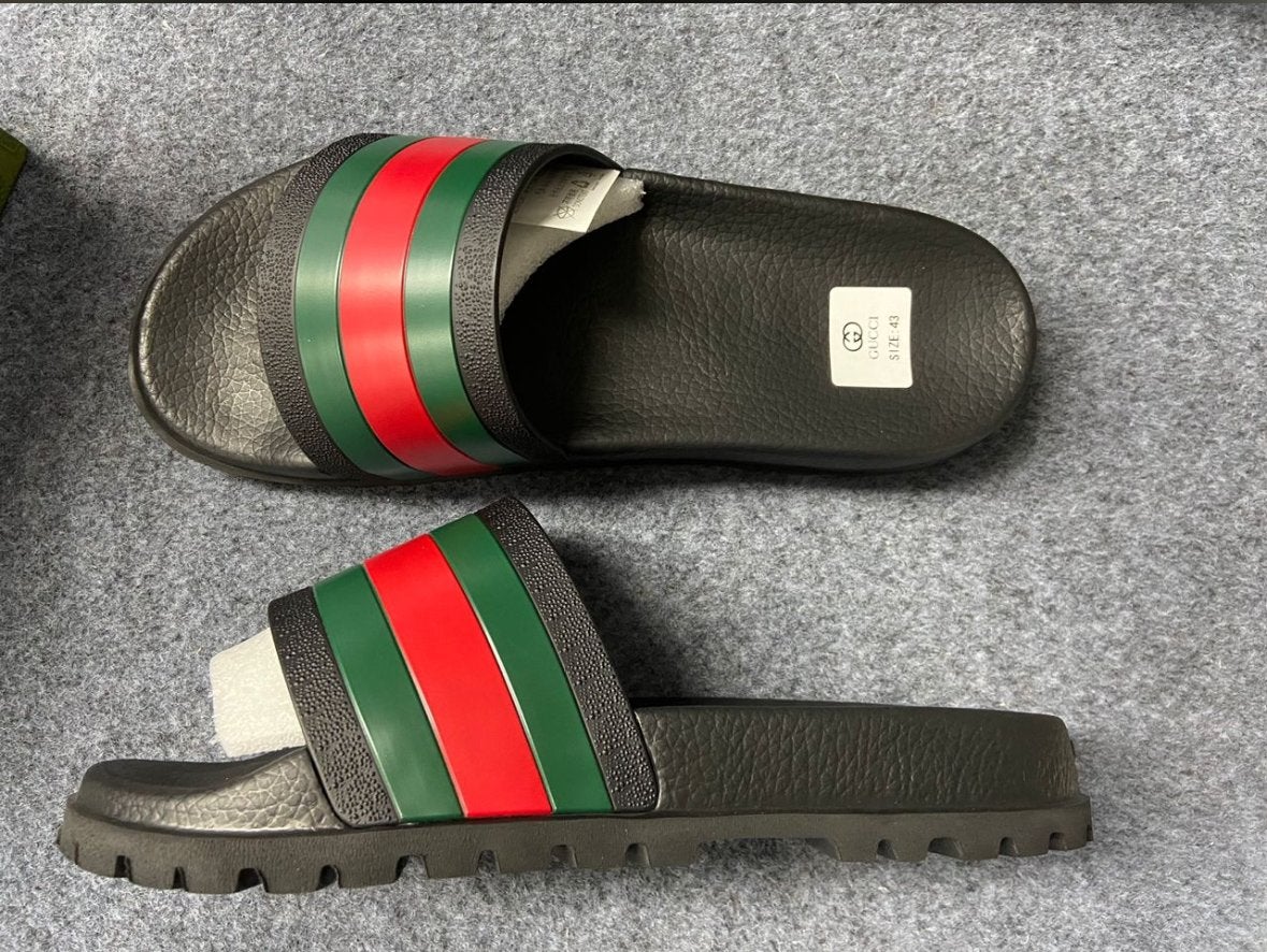 Gucci slippers, Kleding | Heren, Ophalen, Zo goed als nieuw, Zwart