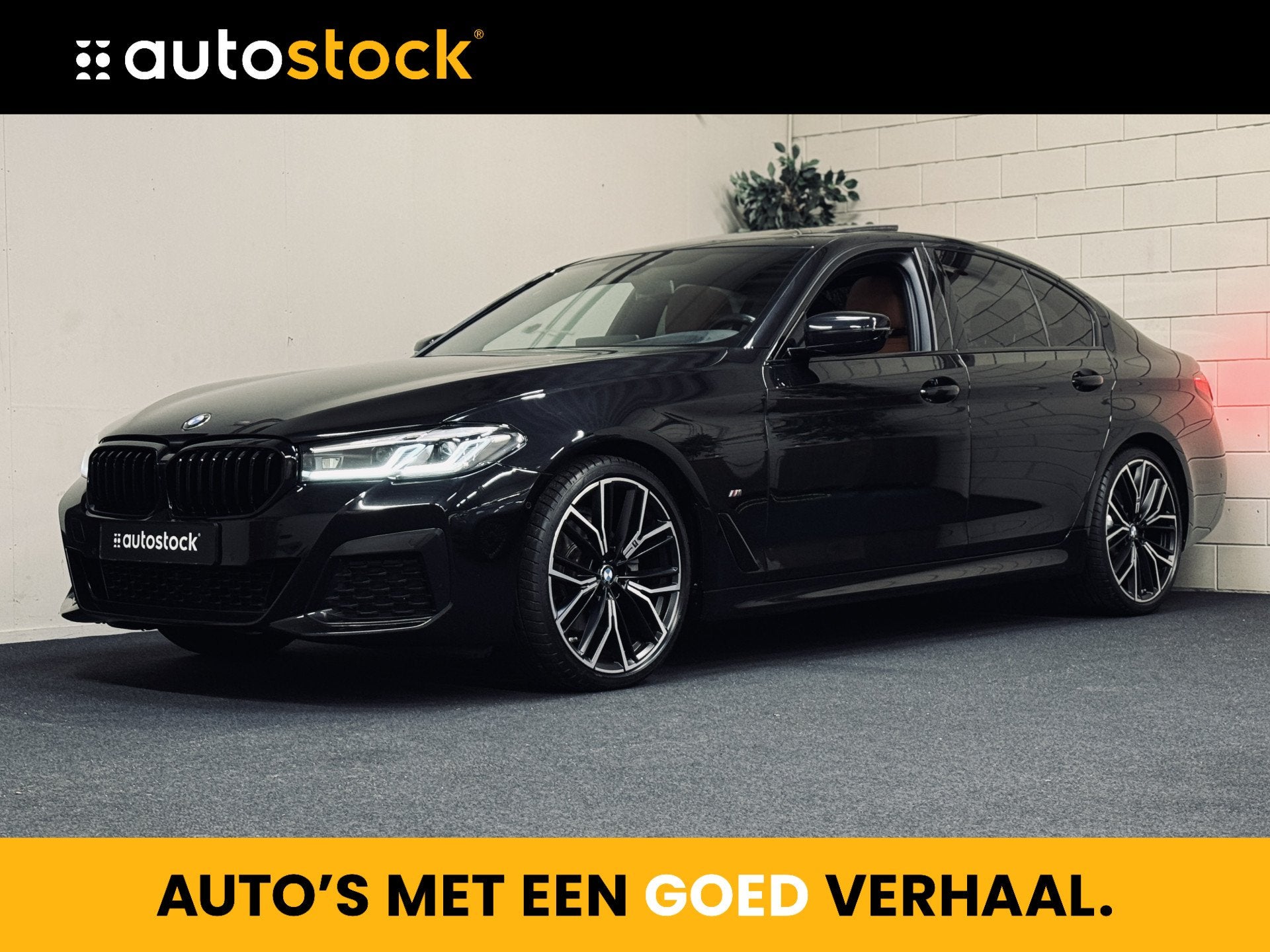 BMW 5 Serie 520i High Exe. M-Sport Plus | 20" | Schuifdak |, Automaat, 1998 cc, Achterwielaandrijving, Gebruikt