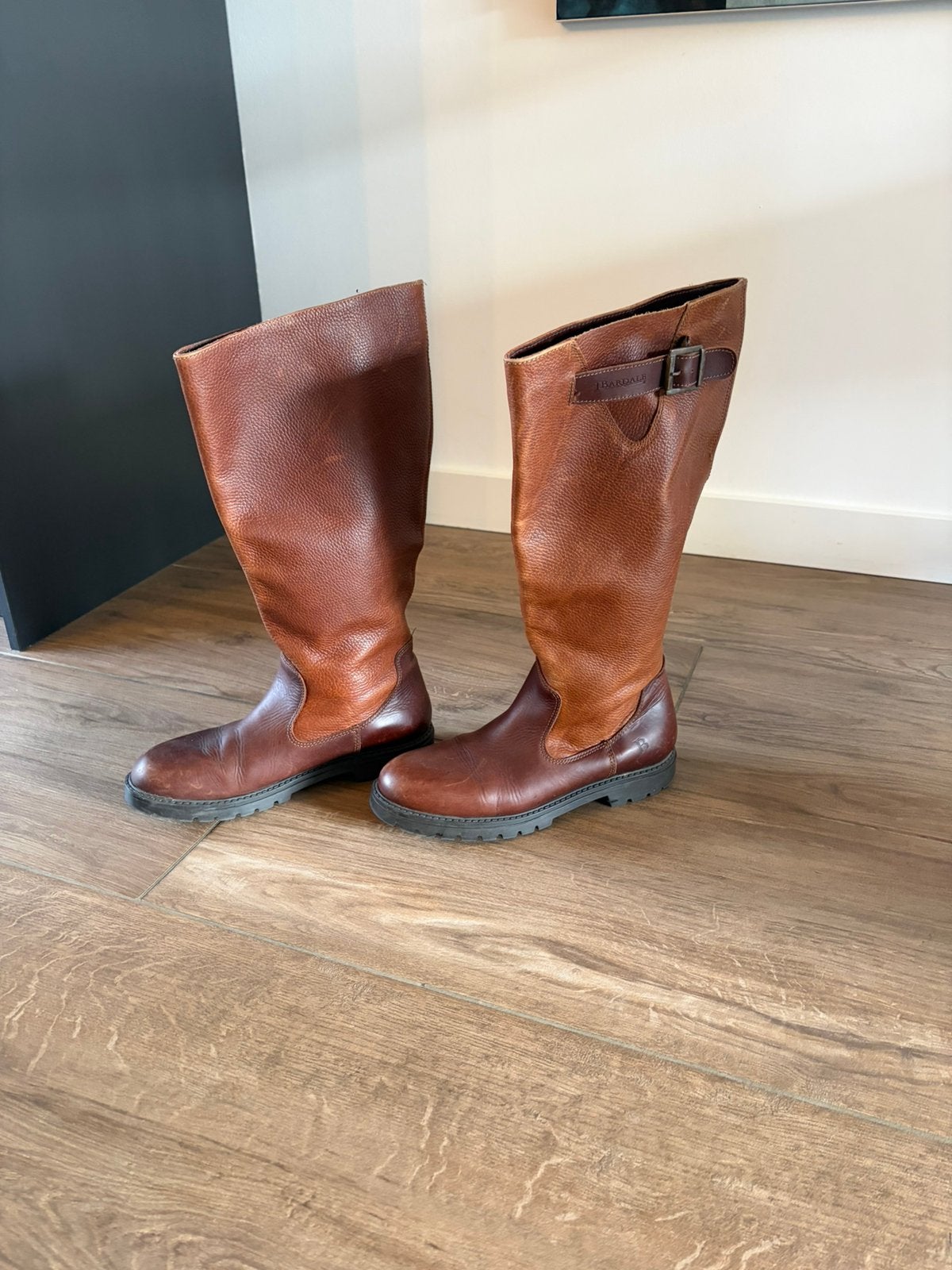 John Bardale outdoor laarzen leder 43/42, Bruin, Boots, Ophalen of Verzenden, Zo goed als nieuw
