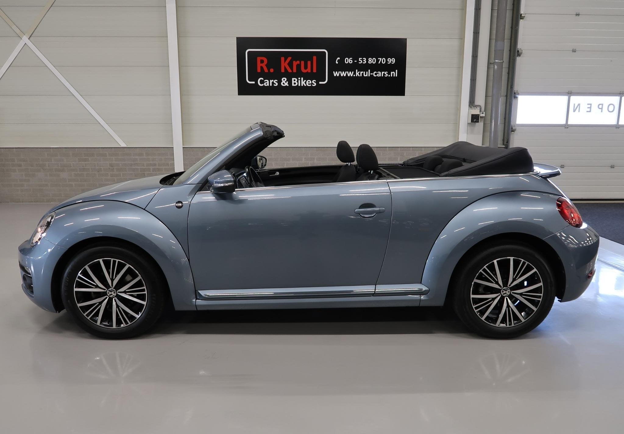 Volkswagen Beetle Cabriolet 1.2 TSI Sound Airco-ecc Navigati, Auto's, Voorwielaandrijving, Stof, Gebruikt, 4 cilinders