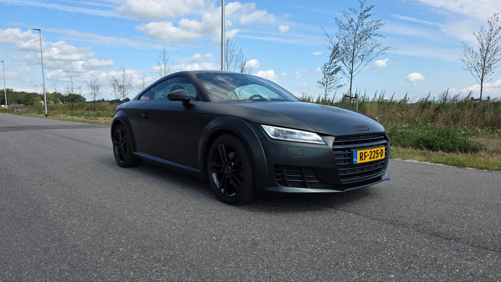 Audi TT 1.8 Tfsi S Tronic 2017 Dealeronderhouden 1e eig., 4 cilinders, Zwart, Bedrijf, Grijs