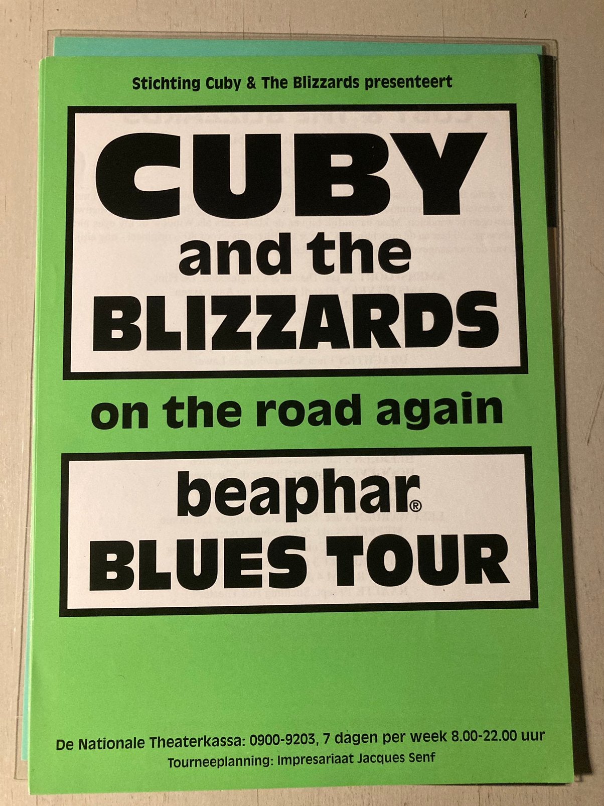 Blues tour cuby muskee, Ophalen of Verzenden, Zo goed als nieuw