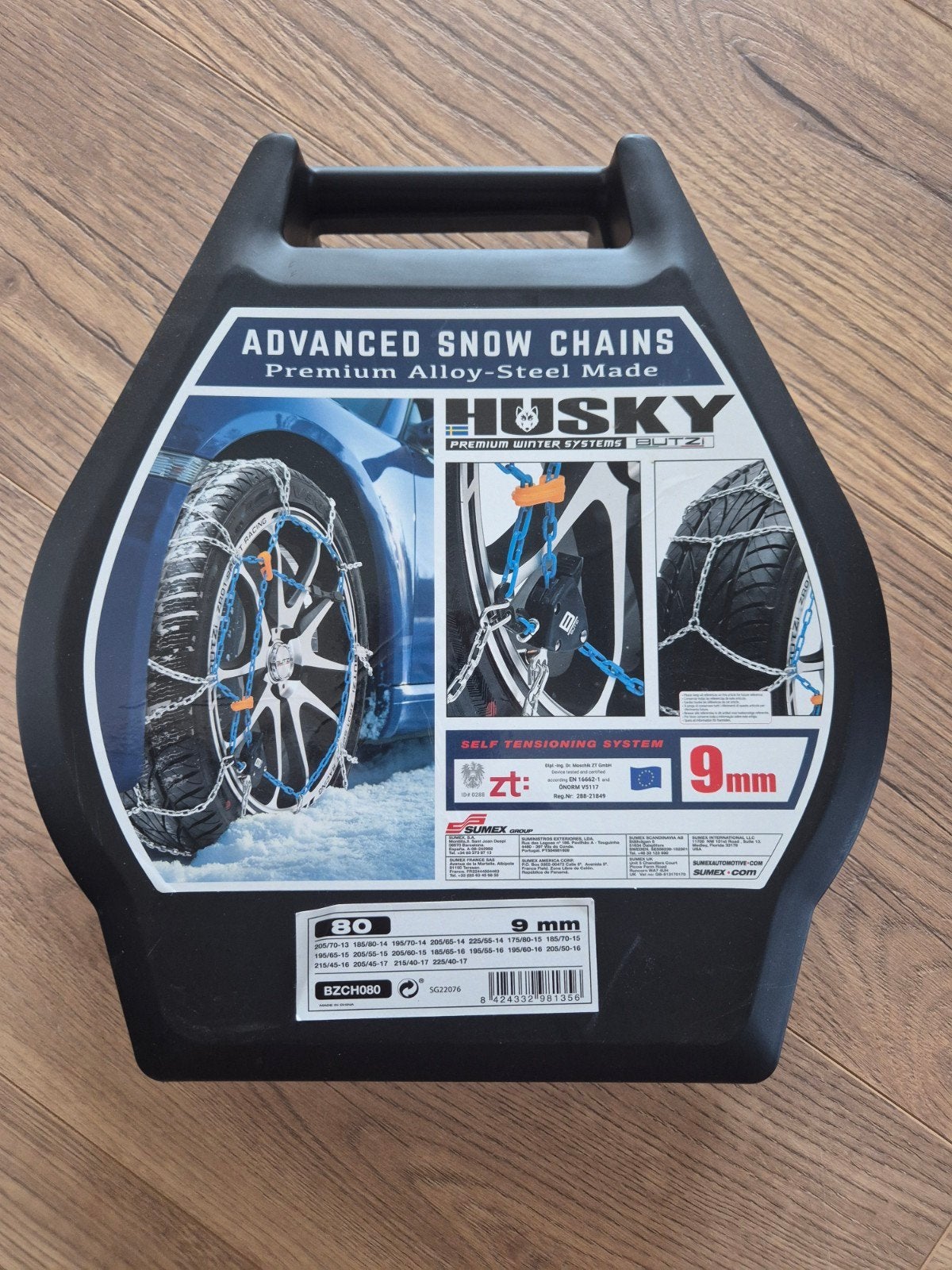 sneeuwkettingen husky butzy 80, Ophalen, Zo goed als nieuw