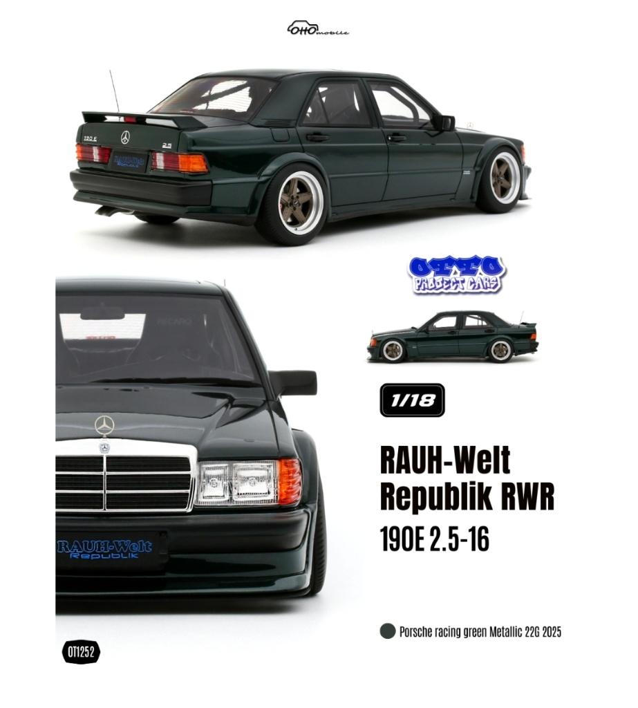 Pre order OttoMobile Mercedes Rauh Welt Republik RWR 190E