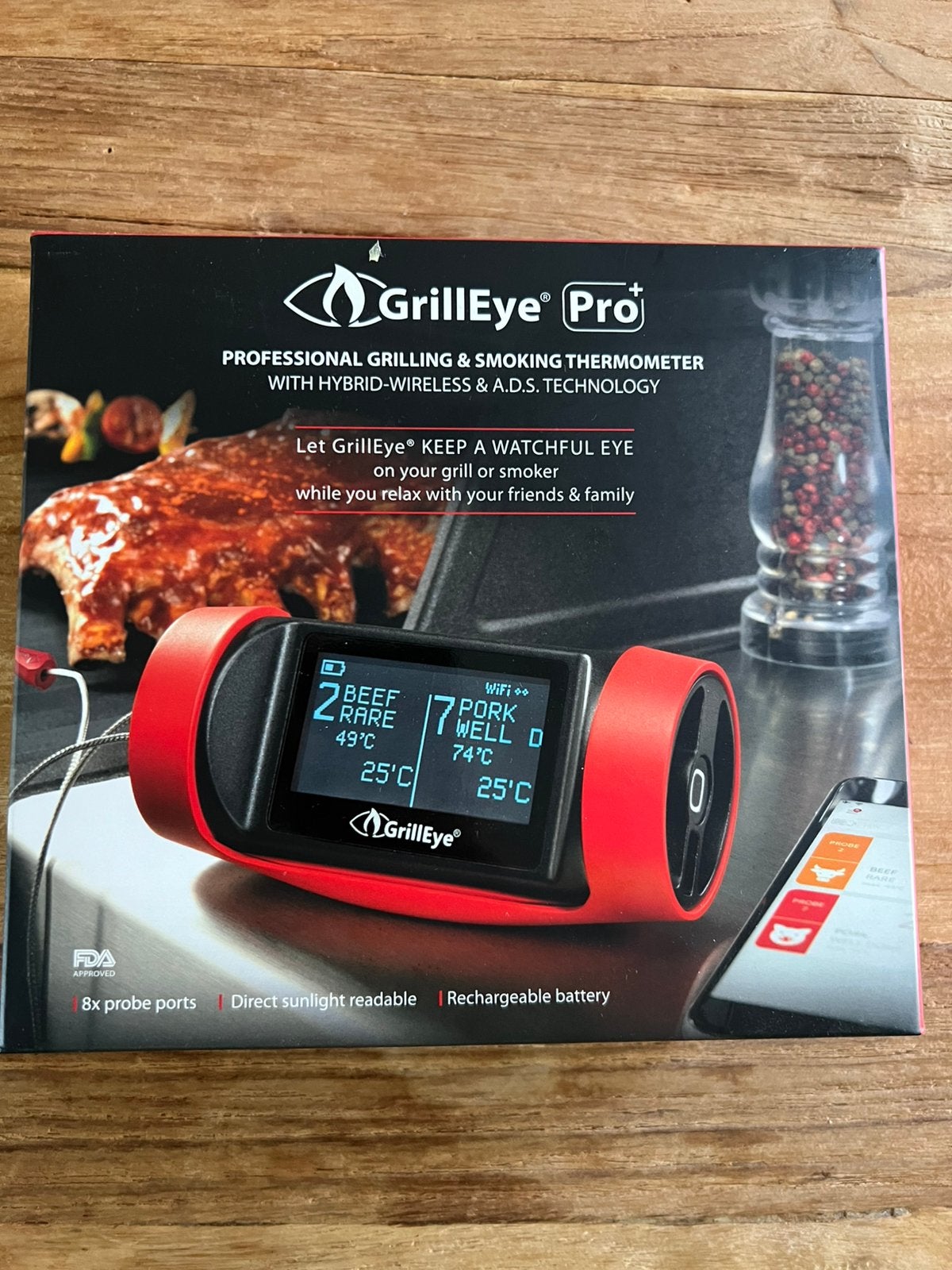 Grilleye Pro (nog nooit gebruikt), Tuin en Terras, Barbecue-accessoires, Ophalen of Verzenden, Zo goed als nieuw