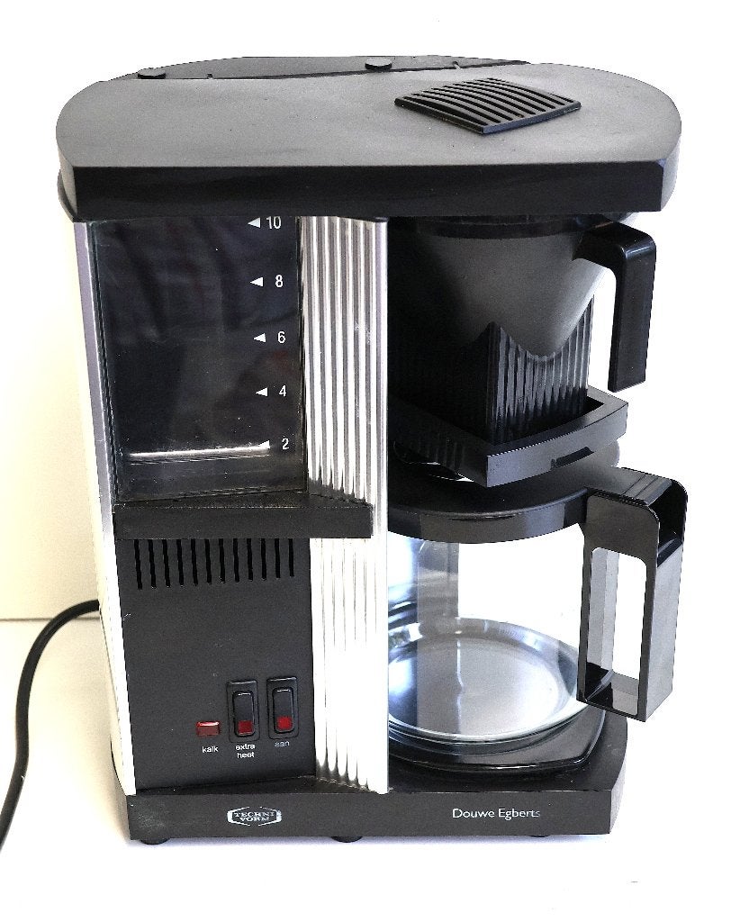 Douwe Egberts  Moccamaster koffiezetapparaat, compact model, Ophalen of Verzenden, Gebruikt, Overige materialen, Zwart