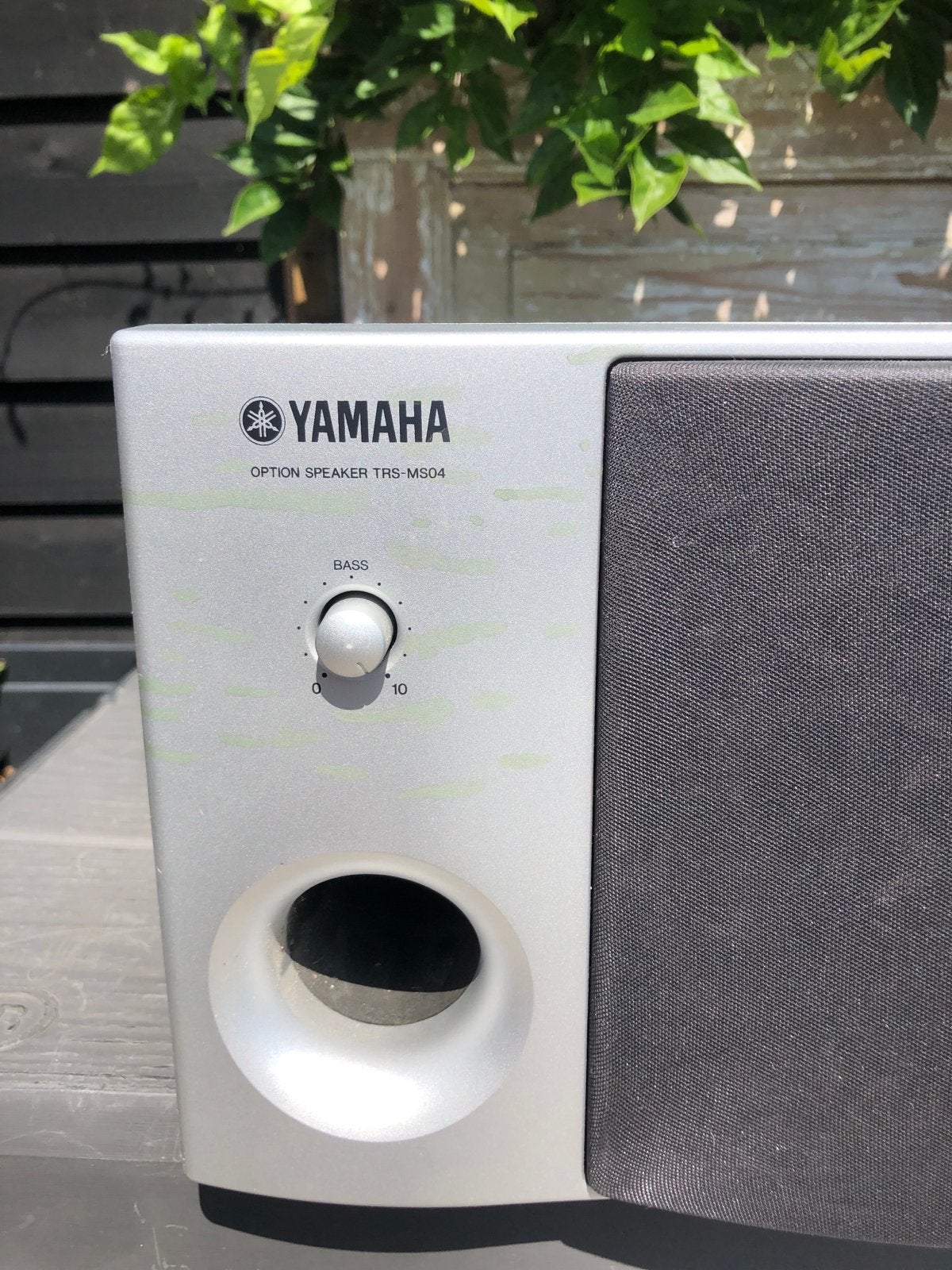 Yamaha TRS-MS04 Subwoofer - Optionele Speaker, Ophalen, Gebruikt, 60 tot 120 watt, Subwoofer
