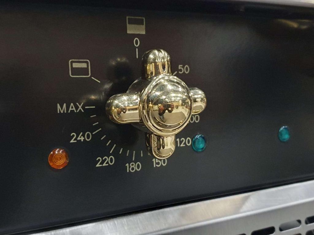 🔥Luxe Lacanche Fornuis 100cm zwart + messing Coupe de Feu, Niet ingevuld, 60 cm of meer, Niet ingevuld, Ophalen of Verzenden