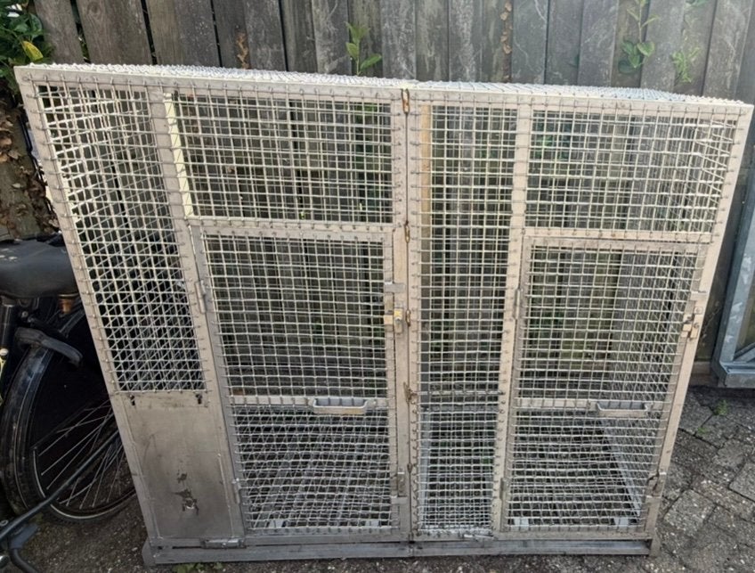 Aluminium kooi/voilère, Ophalen, Zo goed als nieuw, Aluminium, Overige typen