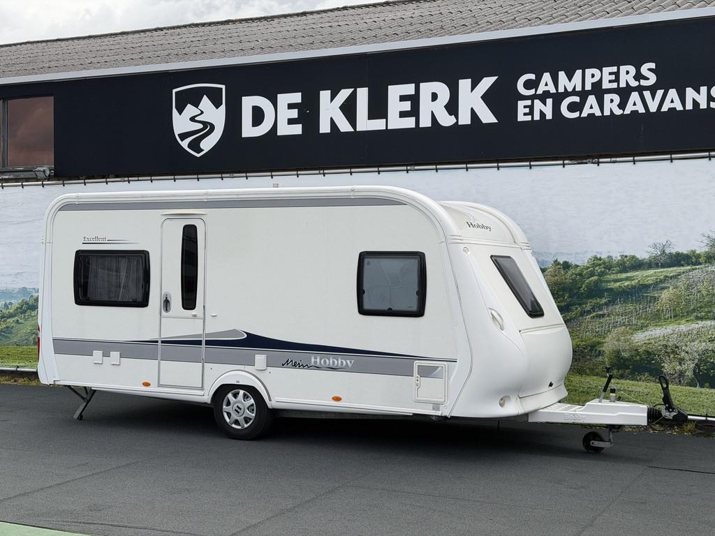 Hobby DE LUXE 460 UFE (bj 2013), Caravans en Kamperen, Caravans, Hobby, Bedrijf, Info@deklerkcaravans.nl, 6 tot 7 meter