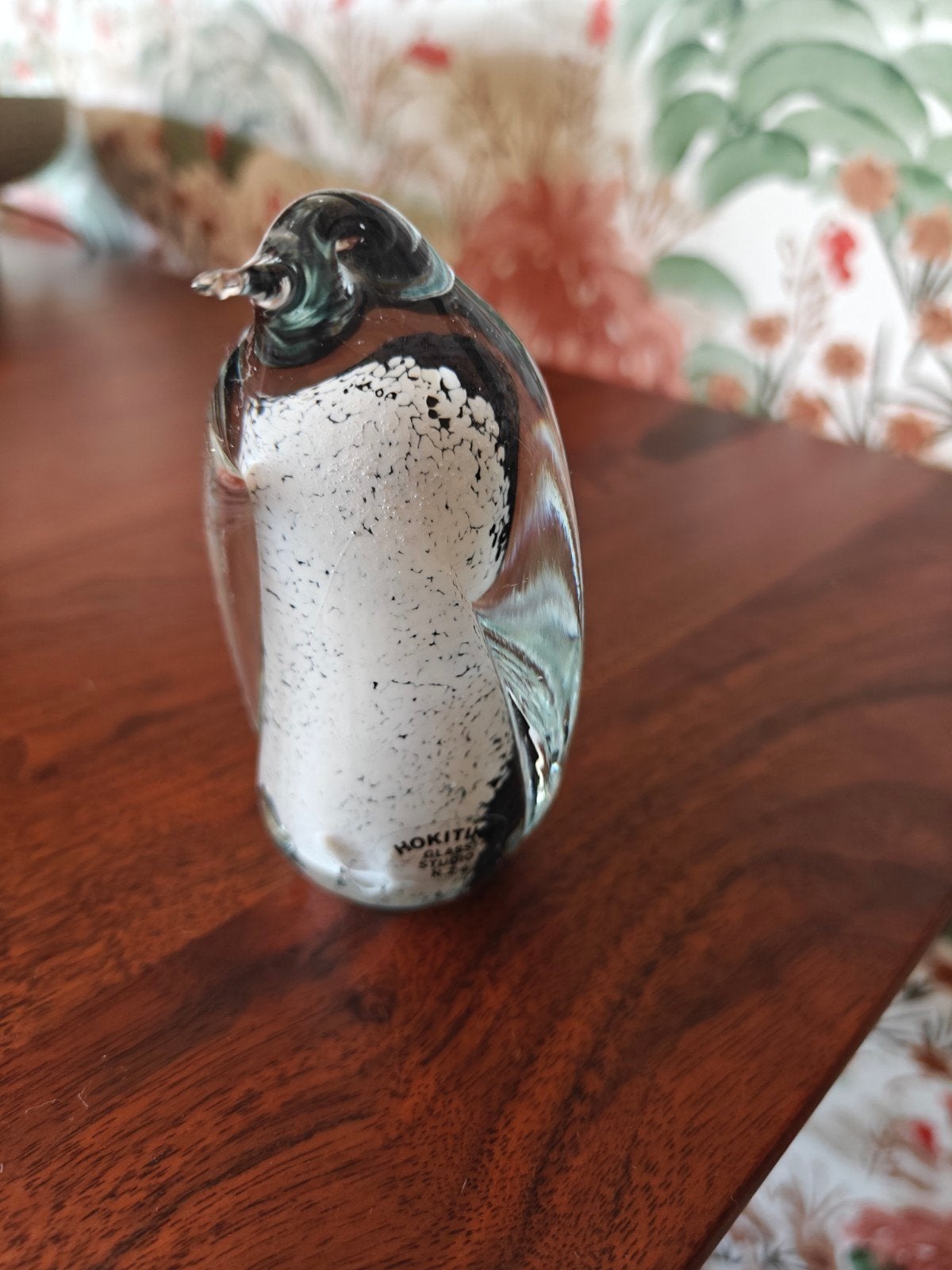 Glazen pinguïn beeldje van Hokitika Glass Studio N.Z. (10cm), Verzamelen, Beelden en Beeldjes, Ophalen of Verzenden