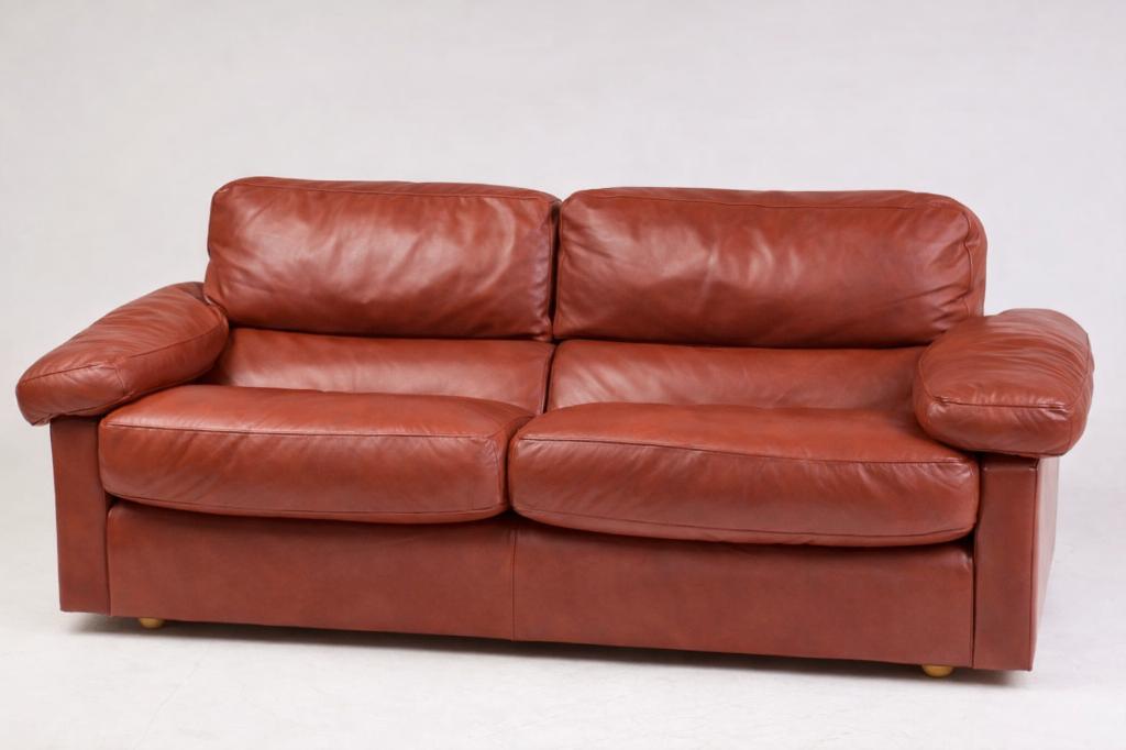 Poltrona Frau ‘Petronio’ tweezitsbank van Tito Agnoli, Ophalen, Gebruikt, 150 tot 200 cm, Vintage