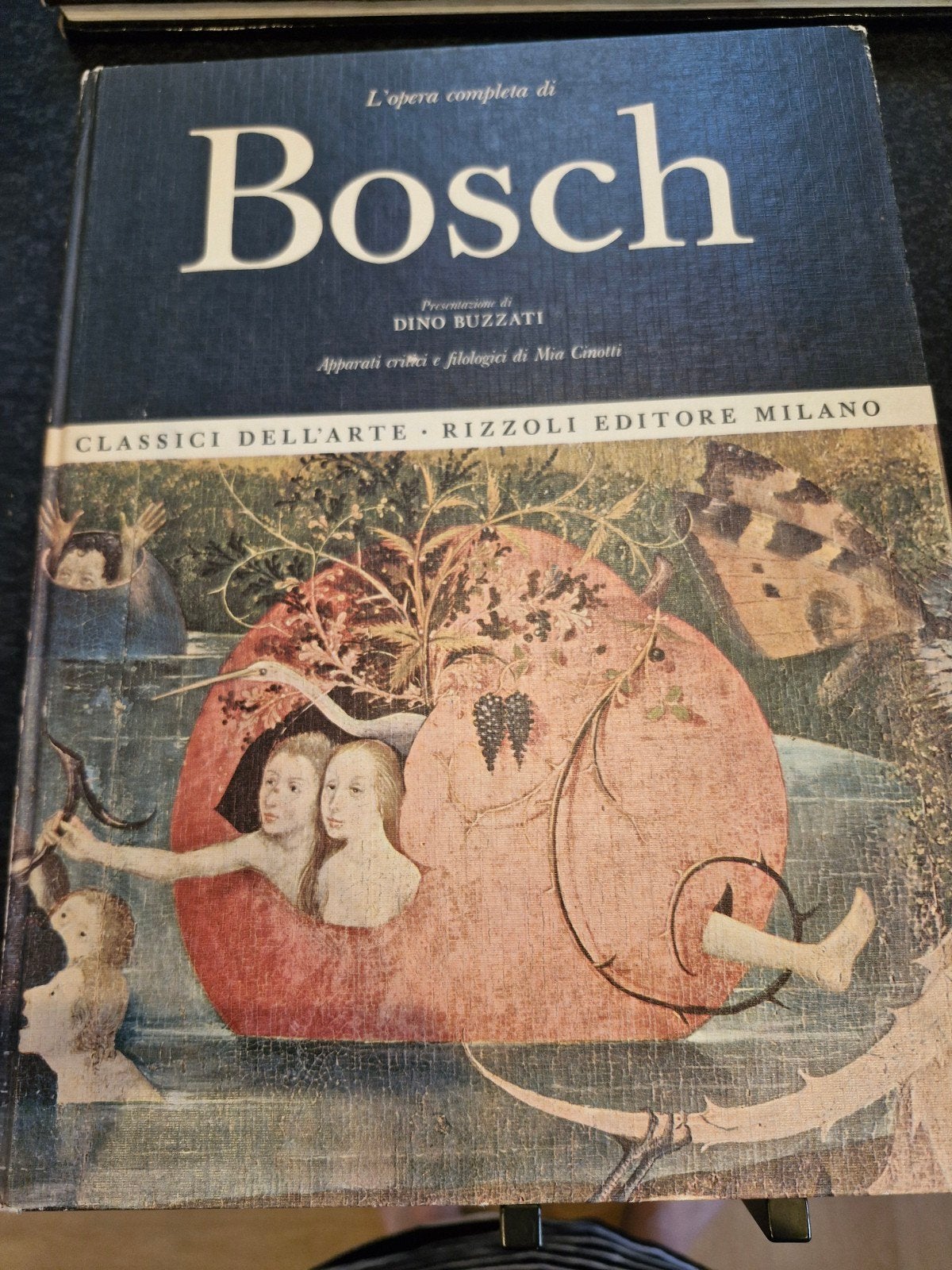 L'opera completa di Bosch - Rizzoli Editore Milano, Ophalen of Verzenden, Zo goed als nieuw, Schilder- en Tekenkunst, Dino Buzzati, Mia Cinotti