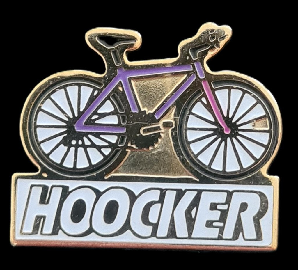 Hoocker racefiets pin, Verzenden, Nieuw, Transport, Speldje of Pin
