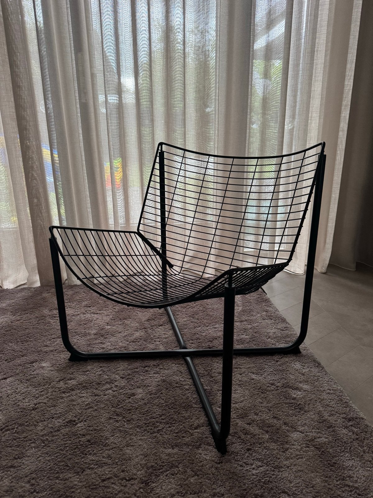 Ikea Skalboda fauteuil, zeer goede staat, Huis en Inrichting, Stoelen, Ophalen, Zwart, Zo goed als nieuw, Metaal