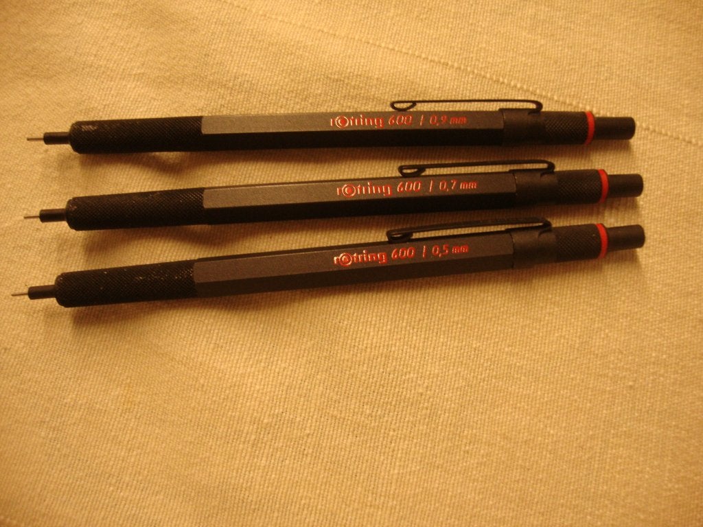 3 rotring 600 vulpotloden 05, 07 en 09, Motoren, Onderdelen | Yamaha, Ophalen of Verzenden, Gebruikt