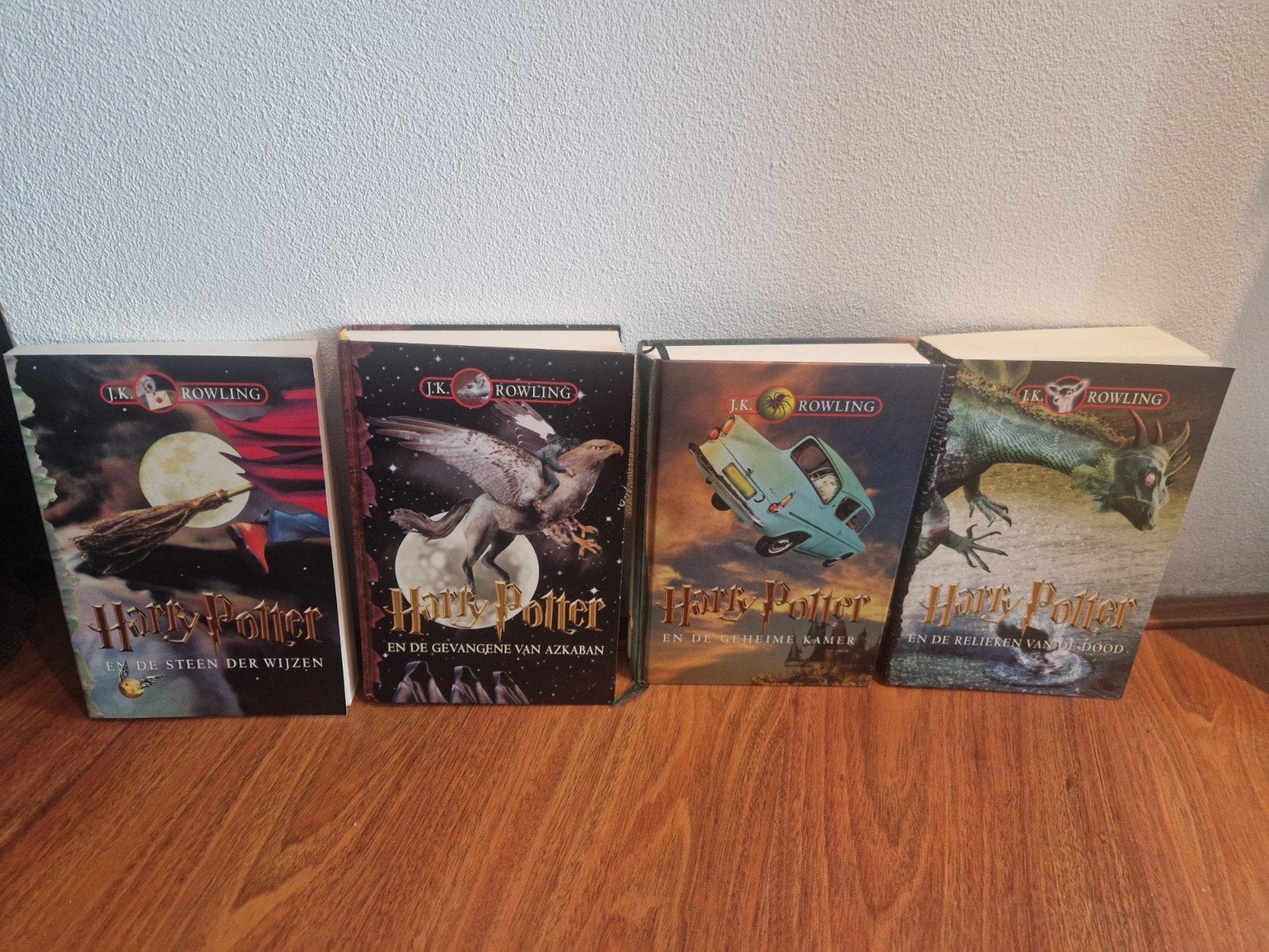 Harry Potter boeken deel 1, 2, 3 en 4 in goede staat!, Boeken, Ophalen of Verzenden, Gelezen, J.K. Rowling