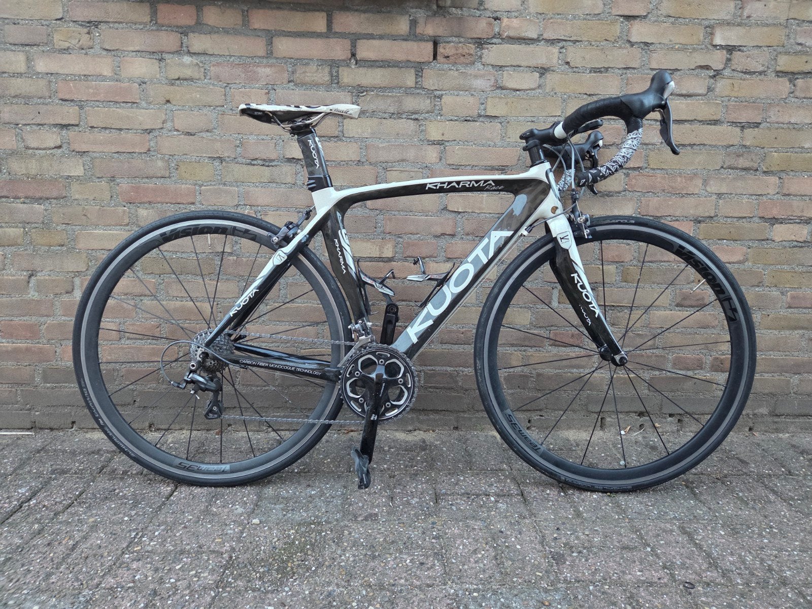 Kuota Kharma Race Carbon Racefiets - Vision Team Velgen, Overige merken, Gebruikt, Velgrem, 49 tot 53 cm