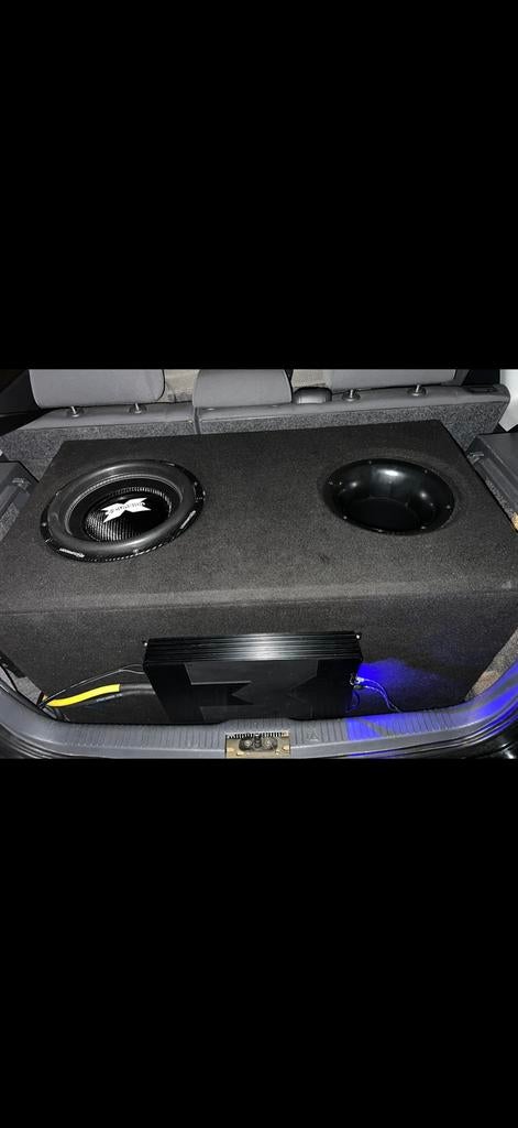 Complete zware subwoofer set, Auto diversen, Autospeakers, Zo goed als nieuw, Ophalen of Verzenden