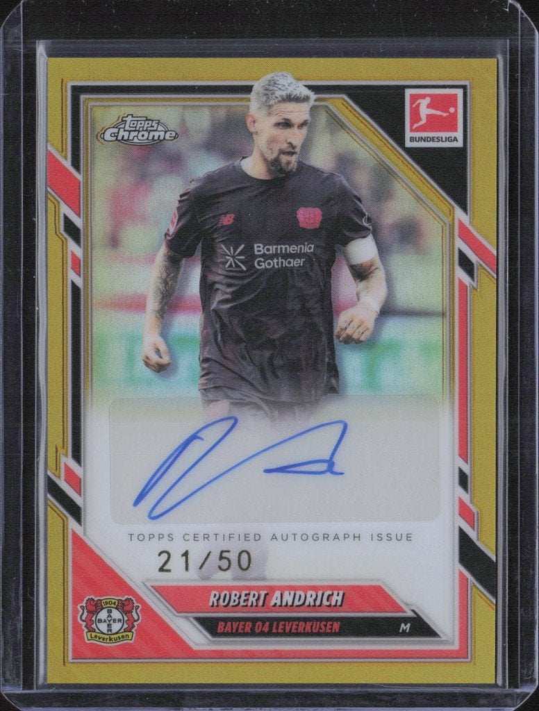 Robert Andrich Auto /50 Topps Chrome Bundesliga, Ophalen of Verzenden, Zo goed als nieuw, Plaatje