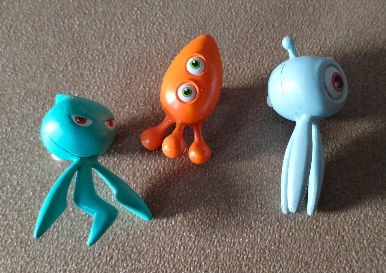 Sega Sonic Colors Wisp Figuren Set - 3 stuks, Ophalen of Verzenden, Zo goed als nieuw