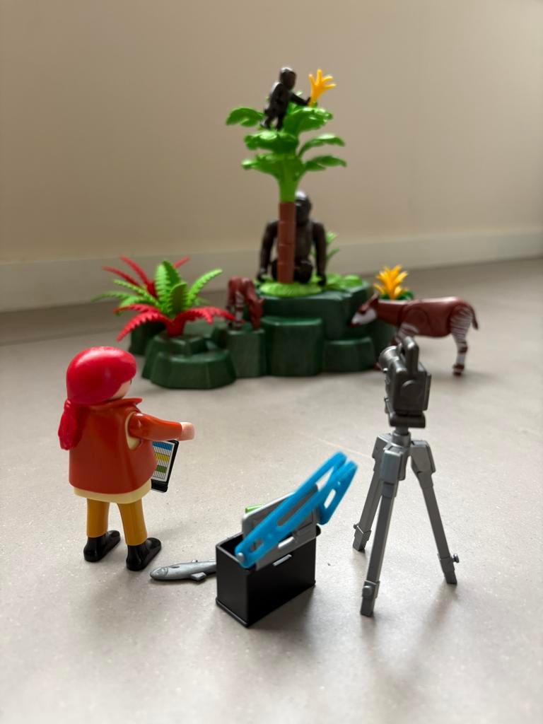 Playmobil - Gorilla’s en okapi’s (5273), Kinderen en Baby's, Speelgoed | Playmobil, Ophalen of Verzenden, Zo goed als nieuw