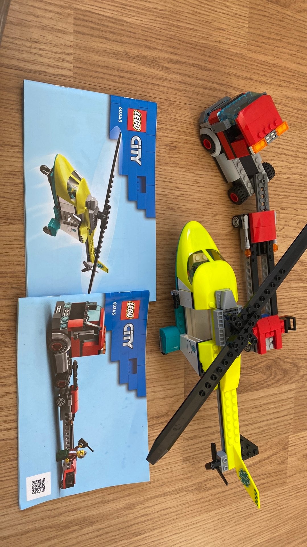 Lego city 60343 ambulance helikopter, Ophalen of Verzenden, Zo goed als nieuw