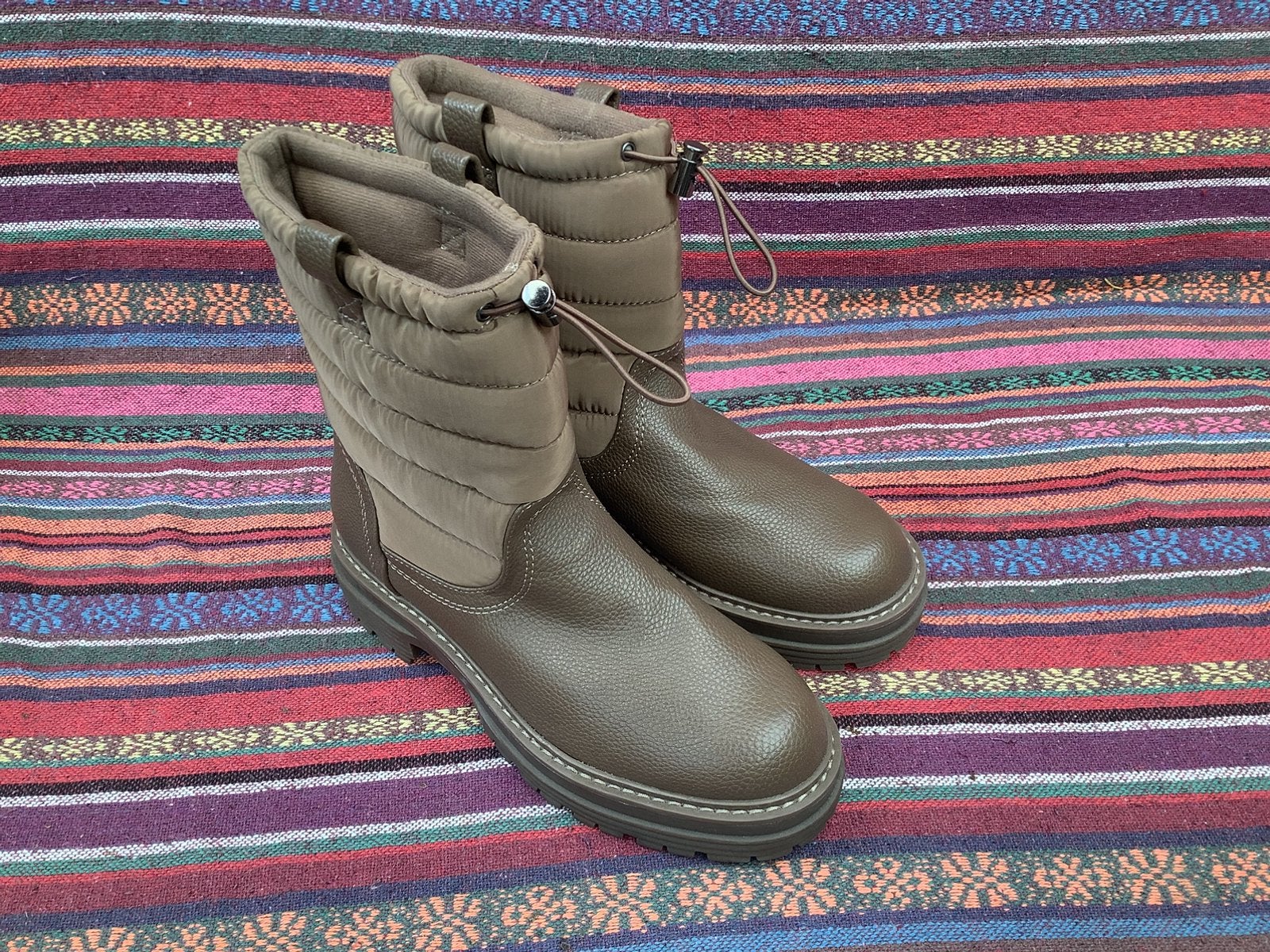 Nieuwe bull boxer winter laarzen, Ophalen, Bruin, Lage of Enkellaarzen, Nieuw