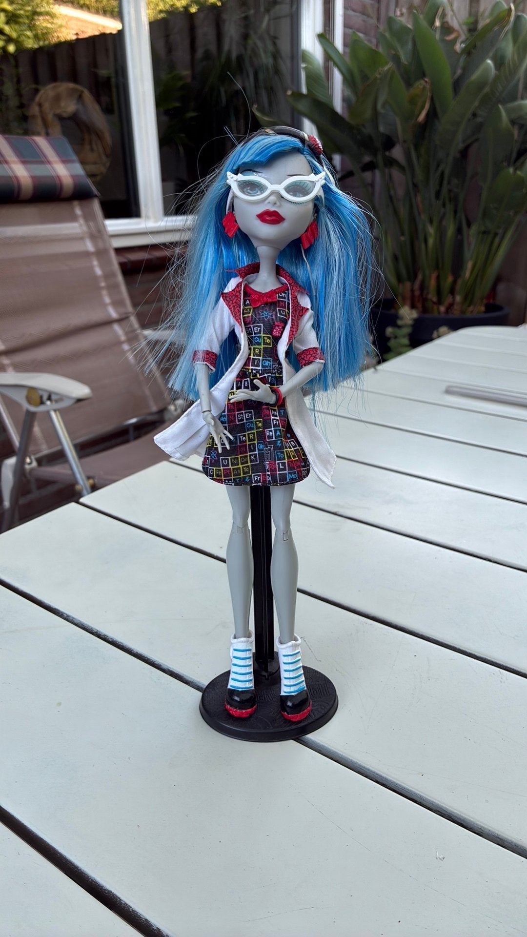 Te koop Monster High Ghoulia yelps, Ophalen, Zo goed als nieuw, Pop