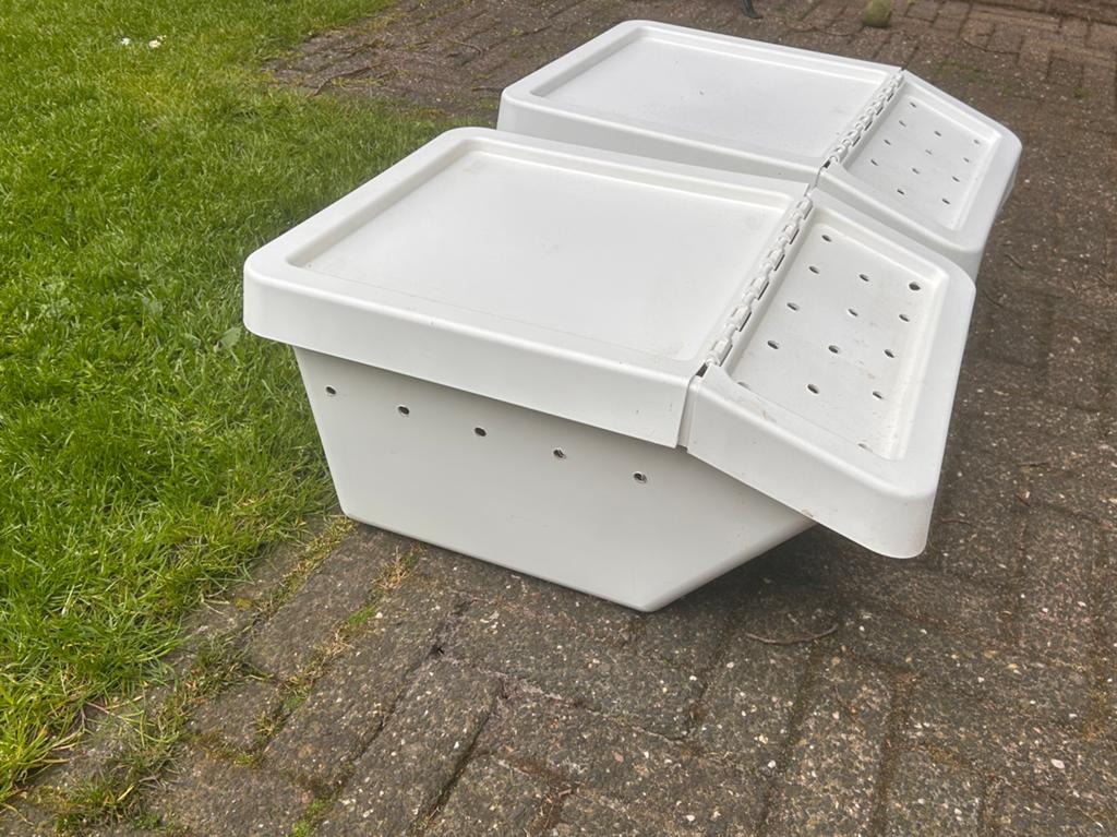 IKEA SORTERA bakken 2 stuks 37L, Ophalen, Minder dan 40 cm, Bak of Kist, Minder dan 35 cm