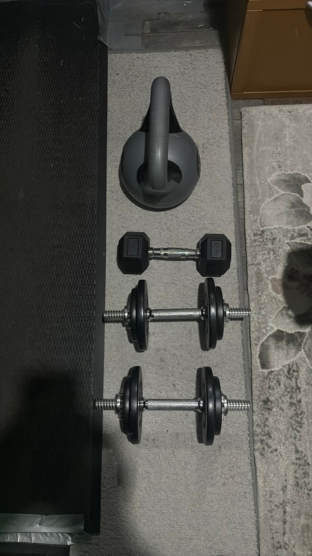 Dumbells & kettlebell, Ophalen, Zo goed als nieuw, Dumbbell