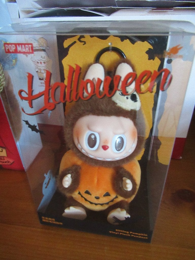 Pop Mart Labubu Happy HALLOWEEN / sitting pumpkin pendant, Ophalen of Verzenden, Nieuw