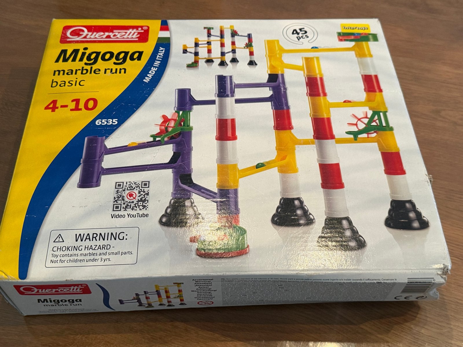 Quercetti Migoga Marble Run Basic knikkerbaan (4-10 jaar), Ophalen of Verzenden, Gebruikt, Jongen of Meisje