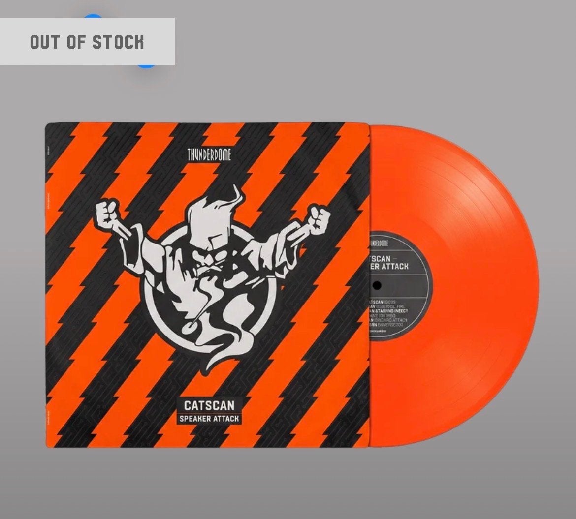 Catscan - Speaker Attack - Thunderdome Limited Vinyl, Cd's en Dvd's, Vinyl | Dance en House, LP, Hardcore, Verzenden, Colored vinyl